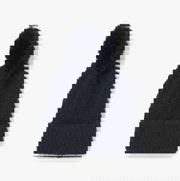 Joules EFFIE Womens Knitted Bobble Hat Navy