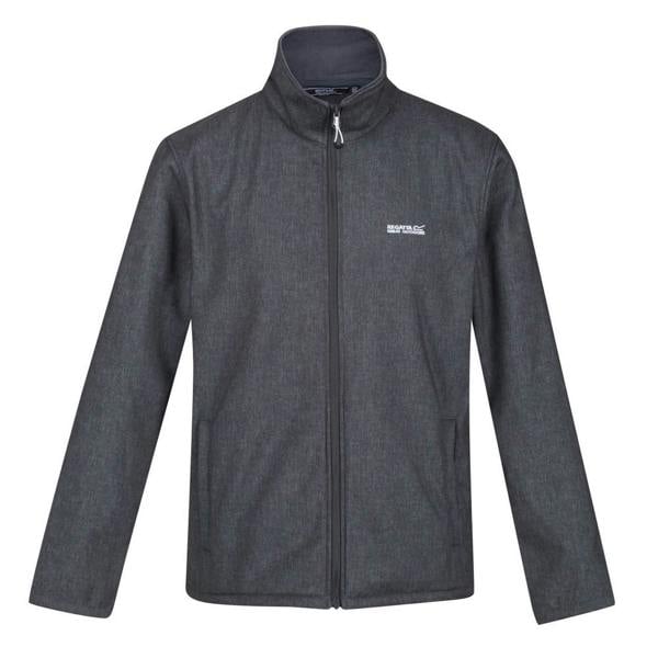 Regatta Mens Cera V Wind Resistant Soft Shell Jacket - Grey Marl Marl