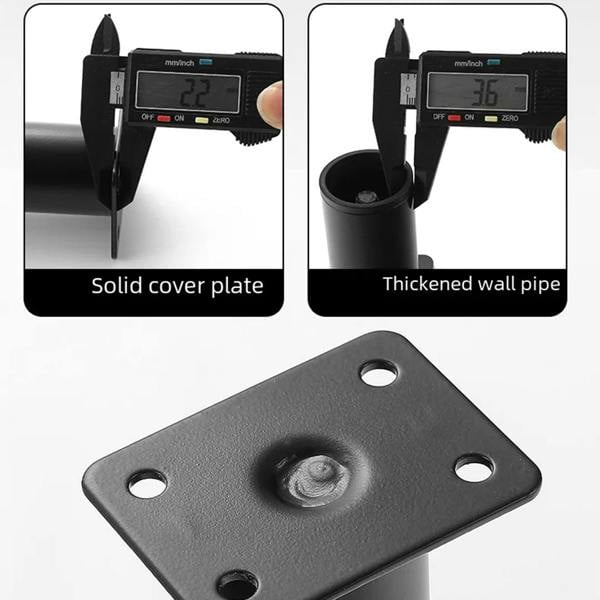 Havendro 720-1100mm Adjustable Support Legs for Kitchen Worktop Desk Breakfast Bar Black