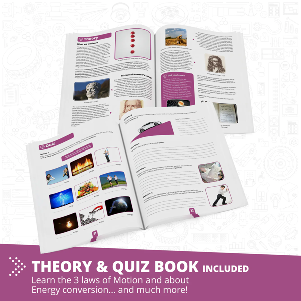 Engino STEM Newton's Laws: Inertia, Momentum, Kinetic & Potential Energy