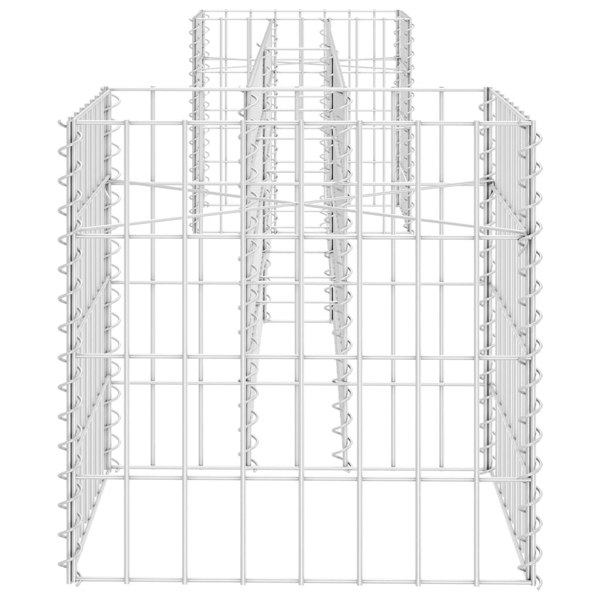 Berkfield H-Shaped Gabion Planter Steel Wire 260x40x40 cm