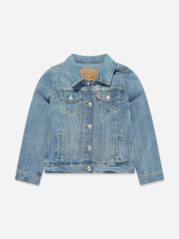 Levi's Kids Wear Levi's Girls Stretch Trucker Jacket in Blue