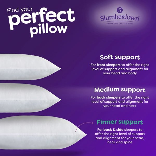 Slumberdown Feels Like Down Firm Support Pillow