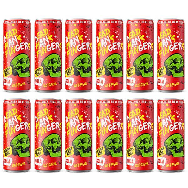 Dead Mans Fingers CHERRY RUM & COLA 12X250ML