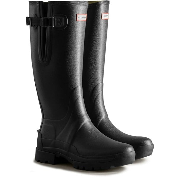 Hunter Balmoral Adjustable Mens Wellingtons - Black