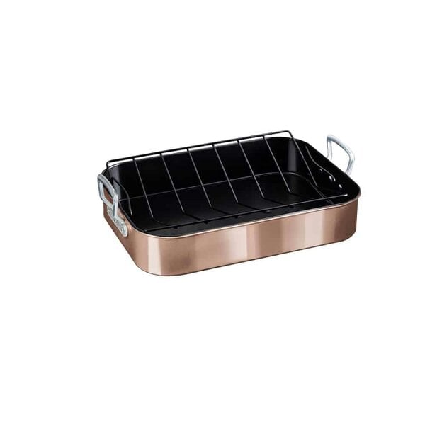 Berlinger Haus Roasting Tray with Rack Berlinger Haus BH-7647 Rose Gold Collection