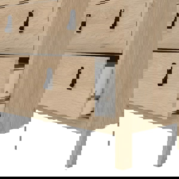 Furniture To Go Barcelona Chest 3+2 Drawers in Jackson Hickory Oak