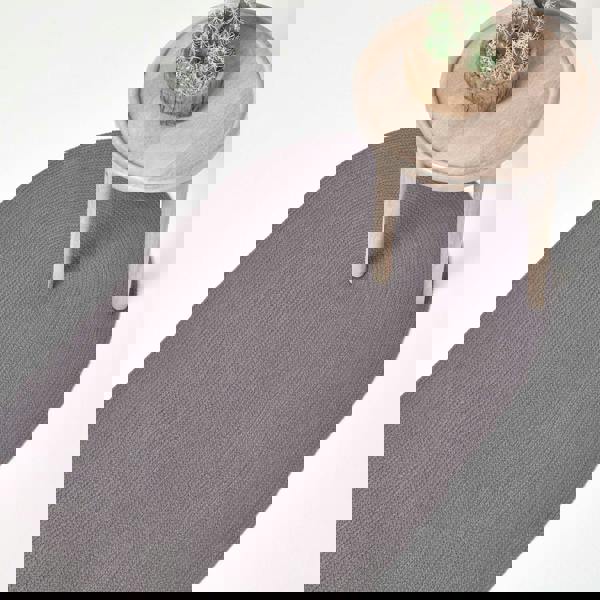 HOMESCAPES Handmade Woven Braided Rug