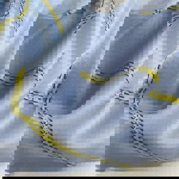 Dunhill finely woven raw silk selvedge patterned tubular scarf