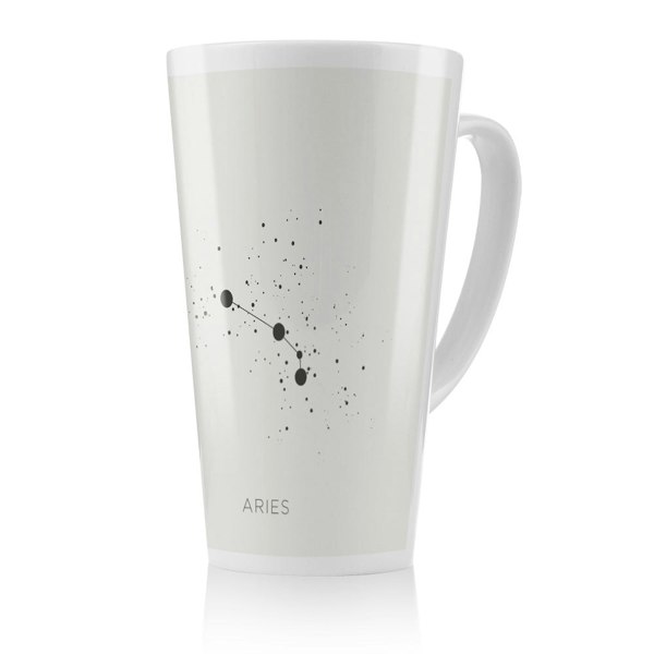 Benjamin Tate Design Star Constellation Zodiac Aries Dining Latte Mug
