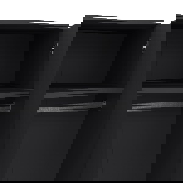 Furniture To Go Cumbria Wardrobe with 2 Doors + 2 Drawers Dark Grey