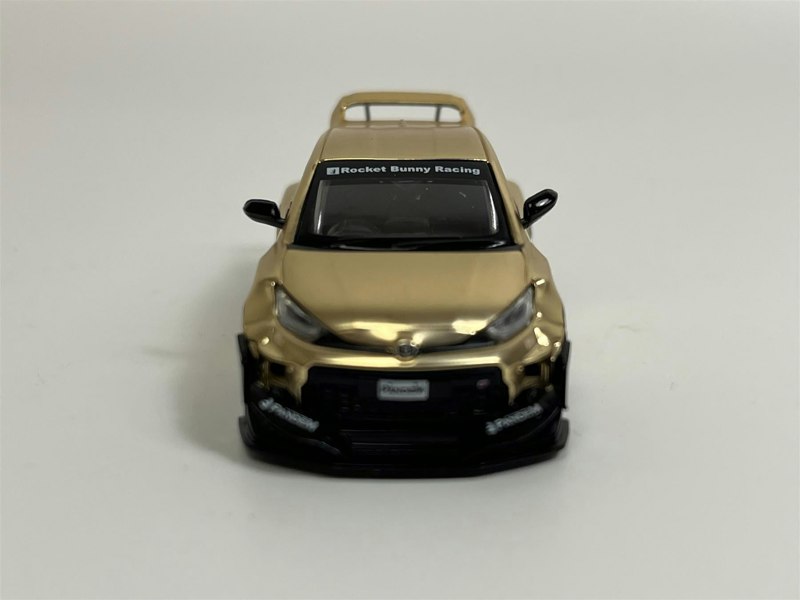 Pop Race Pandem GR Yaris Gold 1:64 Scale Pop Race PR640041