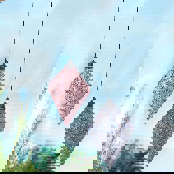 Luxform Solar Metal LED Moroccan Hanging Light Blue