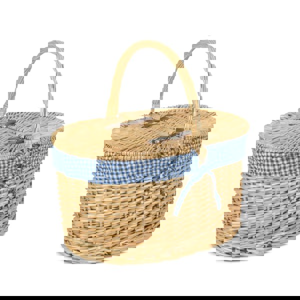 Wicker Picnic Baket with Lining