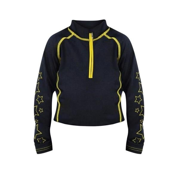 HyFASHION Childrens/Kids Stella Top - Navy/Yellow - 