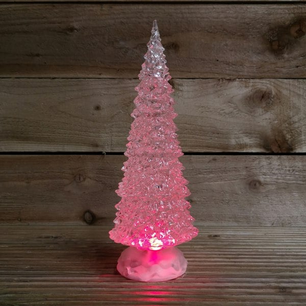 Samuel Alexander 30cm Dual Power Water Spinner Christmas Tree with Timer & Colour Changing LED's
