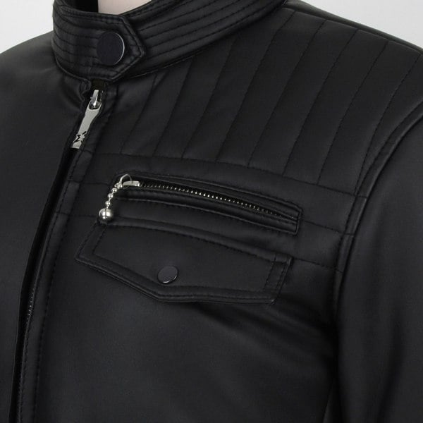 Perfect Moment Brigitte racer jacket In black faux leather