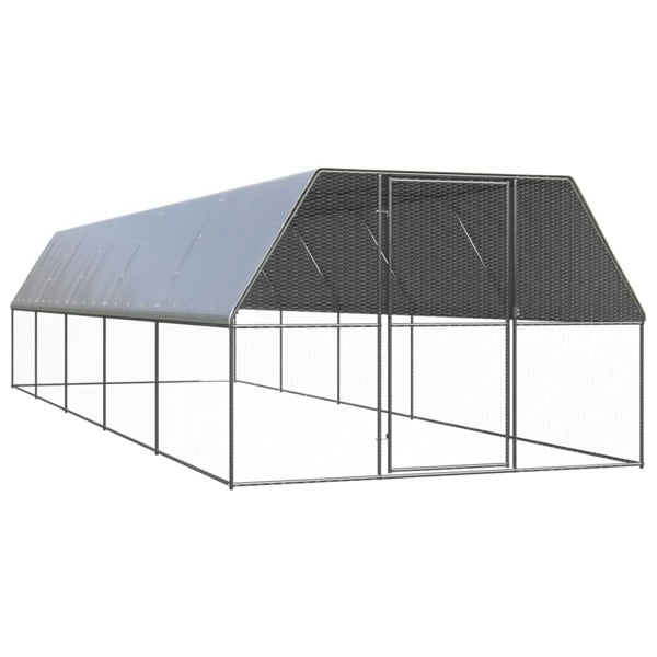 Berkfield Outdoor Chicken Cage 3x10x2 m Galvanised Steel