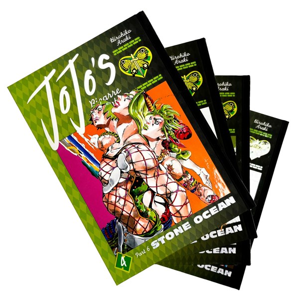 VIZ Media JoJo's Bizarre Adventure: Part 6 - Stone Ocean 4 Books Collection Set (Vol 1-4)