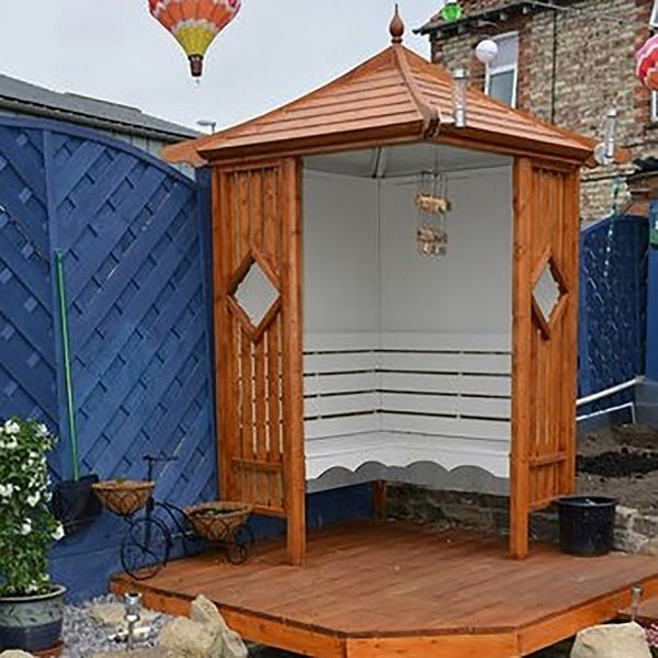 Shire Corner Arbour 1.5x1.5m - Best Shed