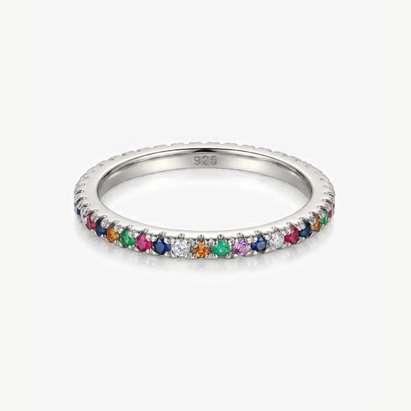 MUCHV Stacking Rainbow Ring