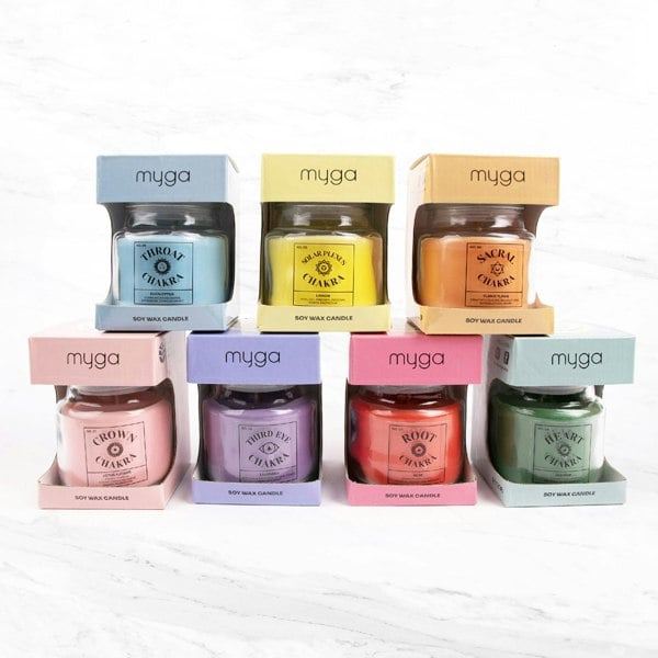 Myga Seven Chakra Candles