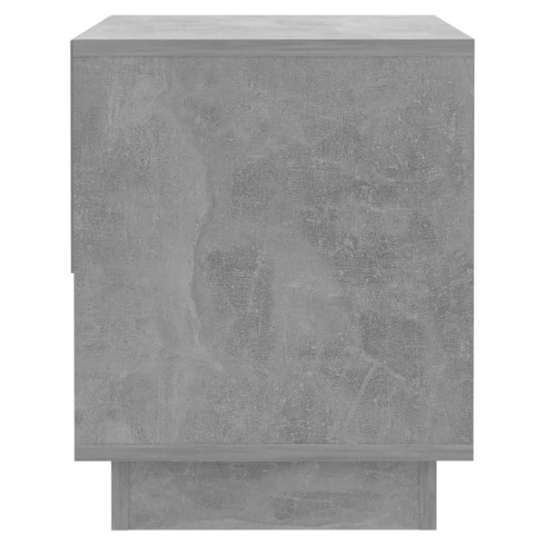 Berkfield Bedside Cabinet Concrete Grey 45x34x44 cm Engineered Wood