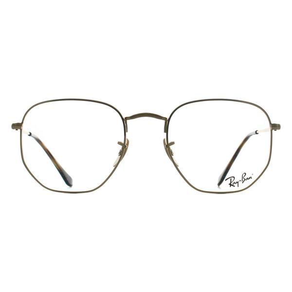 Ray-Ban Glasses Frames RX6448 Hexagonal 2500 Arista Gold Men Women