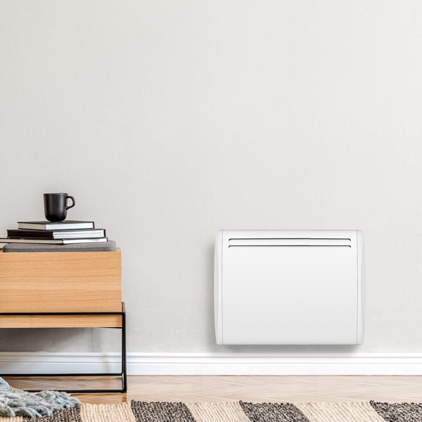 MYLEK Ceramic Panel Heater - Electric Radiator 1000W - Thermostat with Programmable Timer LCD Display