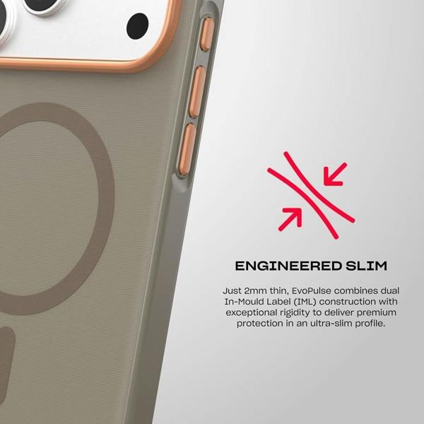Tech21 Evo Pulse Fauxven Case with MagSafe for iPhone 17/18 Pro Max 6.9" Espresso - T21-11681