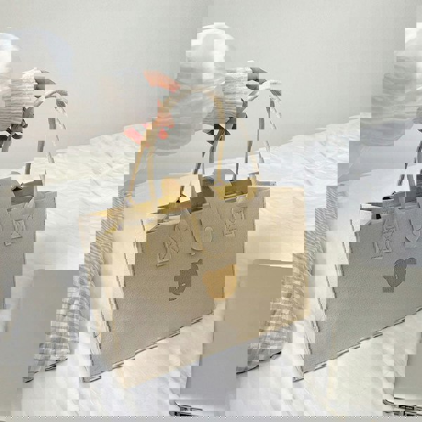 Anymom Mommy Baby Changing Bag Bear design Handbag Large Size Without Zipper Multifunctional Ins Style Mom Tote Bag