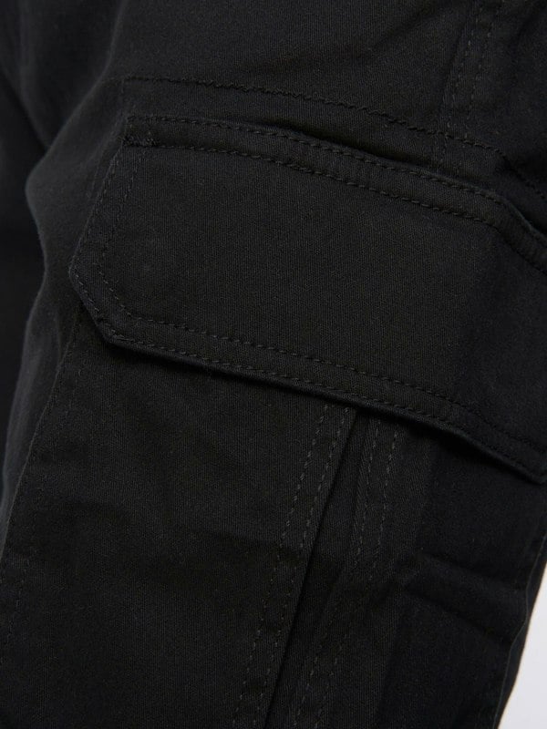 Crosshatch Frentons Cargo Shorts Black