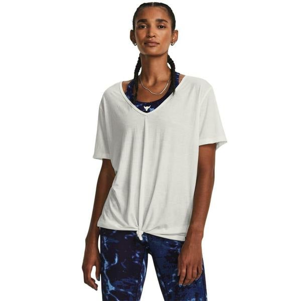 Under Armour Womens/Ladies Project Rock T-Shirt - White - 
