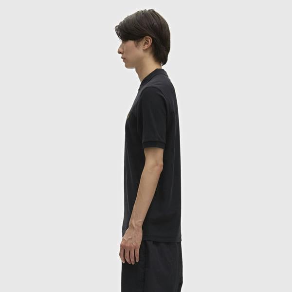 Fred Perry Ribbed Collar Crepe Pique Polo Shirt