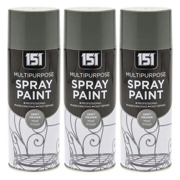 151 3X 151 Grey Primer Spray Paint 400ml
