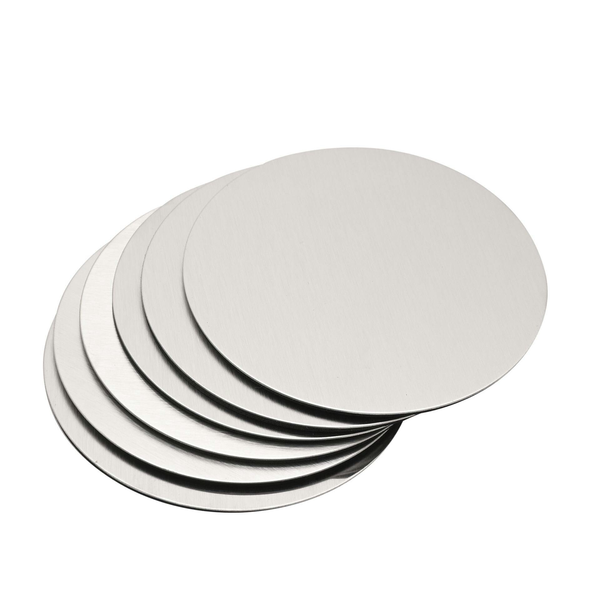 Harvey Makin 6 piece Coaster Set - Stainless Steel