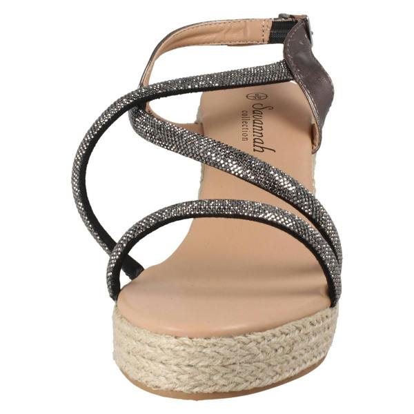 Savannah Ladies Savannah Wedge Heel Sandals F12120