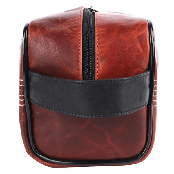 Buffalo Leather Cricket Wash Bag - product in use