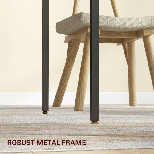 Wyld Haus Maretti Wooden Grey Drop Leaf Dining Table Seating 4