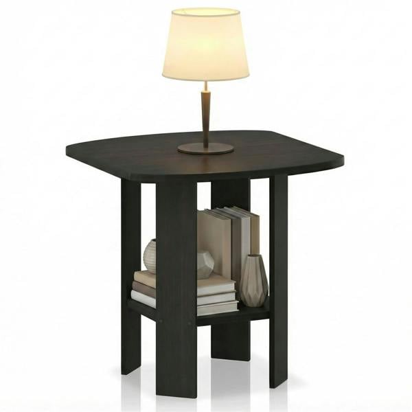 WALPLUS Simple Design End/SideTable, Espresso | Stylish Table for Home Use with Practical and Modern Design
