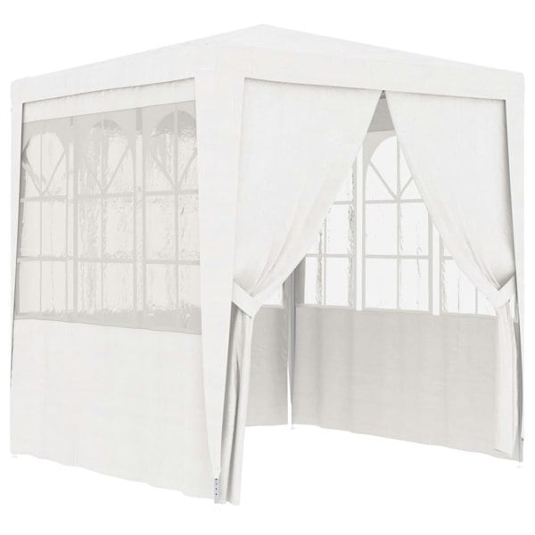 Berkfield Professional Party Tent with Side Walls 2.5x2.5 m White 90 g/m2