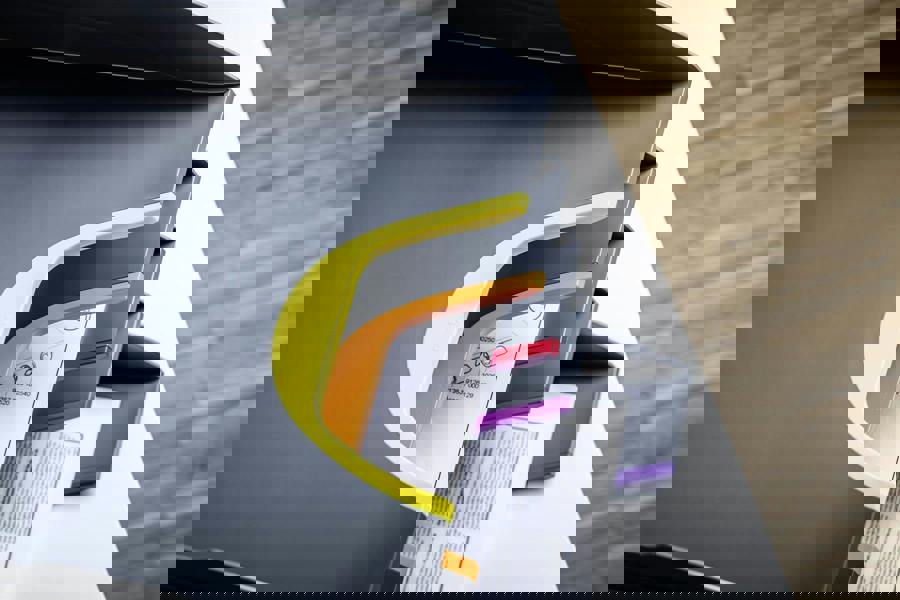 Durable VARICOLOR ECO Stackable Letter Tray Files | A4+ Colour Coded 5 Pack