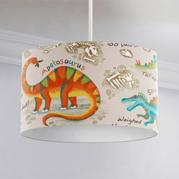 Dinosaur Discovery Ceiling Lampshade Lampshade - Happy Linen Company