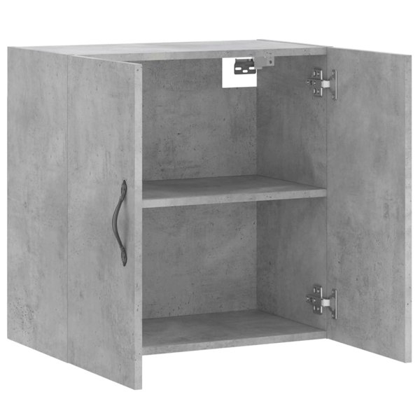 Berkfield Wall Cabinet Concrete Grey 60x31x60 cm Engineered Wood