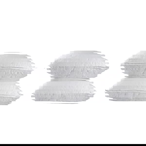 HOMESCAPES Hotel Quality Super Microfibre Pillow Pair