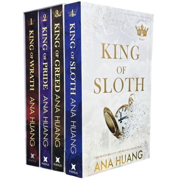 Ana Huang Kings of Sin 4 Book Set King of Wrath, King of Pride, King of Greed, King of Sloth