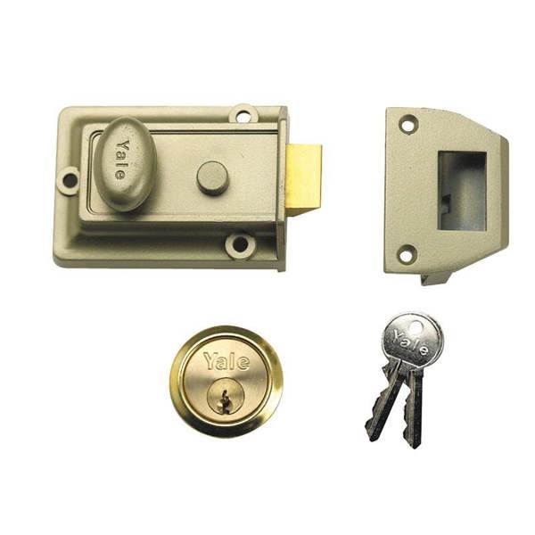 Yale Locks 77 Traditional Nightlatch - Multi Colour - 