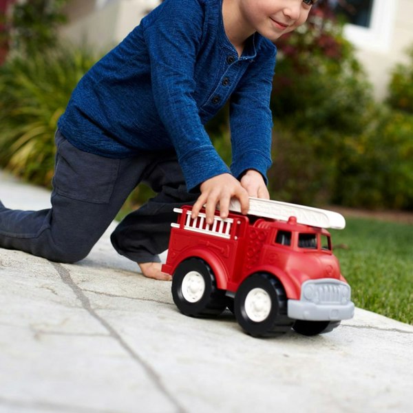 Green Toys Fire Truck With Rotating Ladders - Made From 100% Recycled Plastic