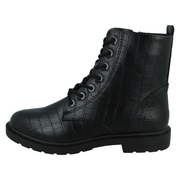 Spot On Ladies Spot On Casual Ankle Boots