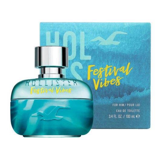 Hollister Festival Vibes For Him 100ml Eau De Toilette EDT Spray For Him